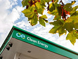 Clean Energy Fuels Corp. RNG filling station roof
